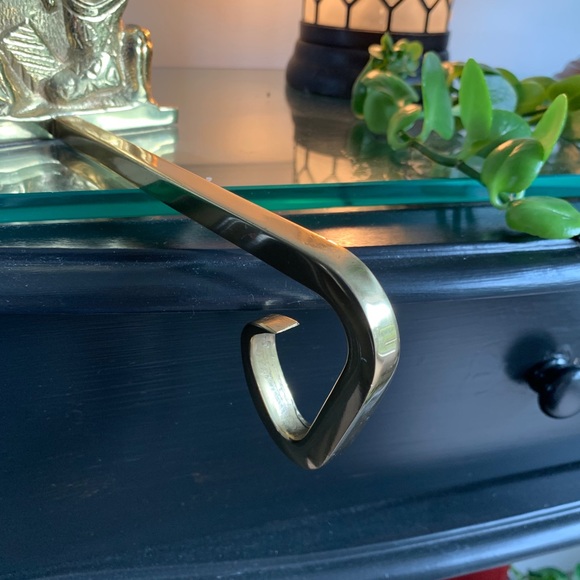 VTG Brass Teddy Stocking Holder - Picture 3 of 5